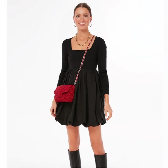 Black Bubble Skirt Cecilia Mini Dress
HYACINTH HOUSE - Picture 2 of 9